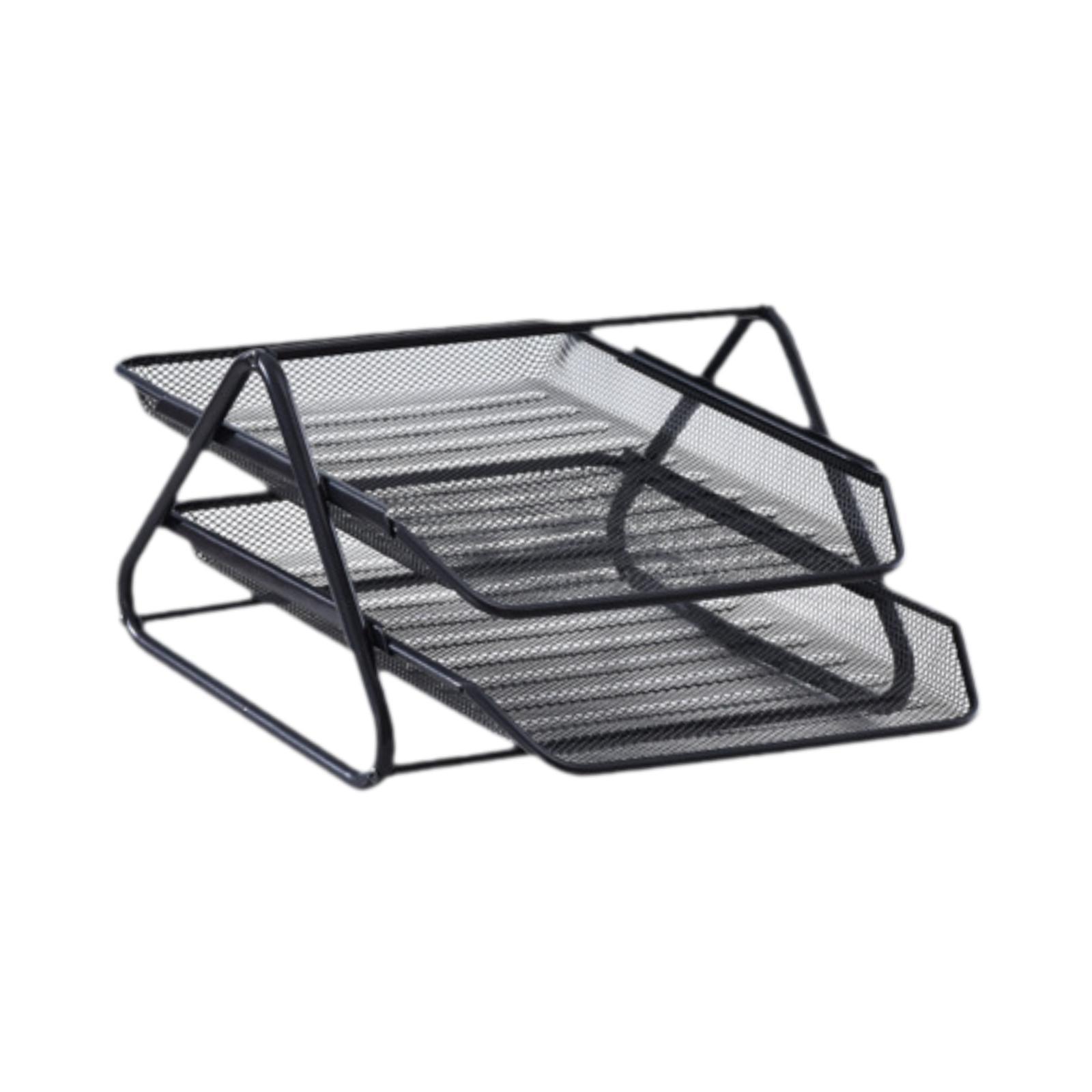 Desktop Filing Tray - Mesh Desktop File Sorter Organizer Paper