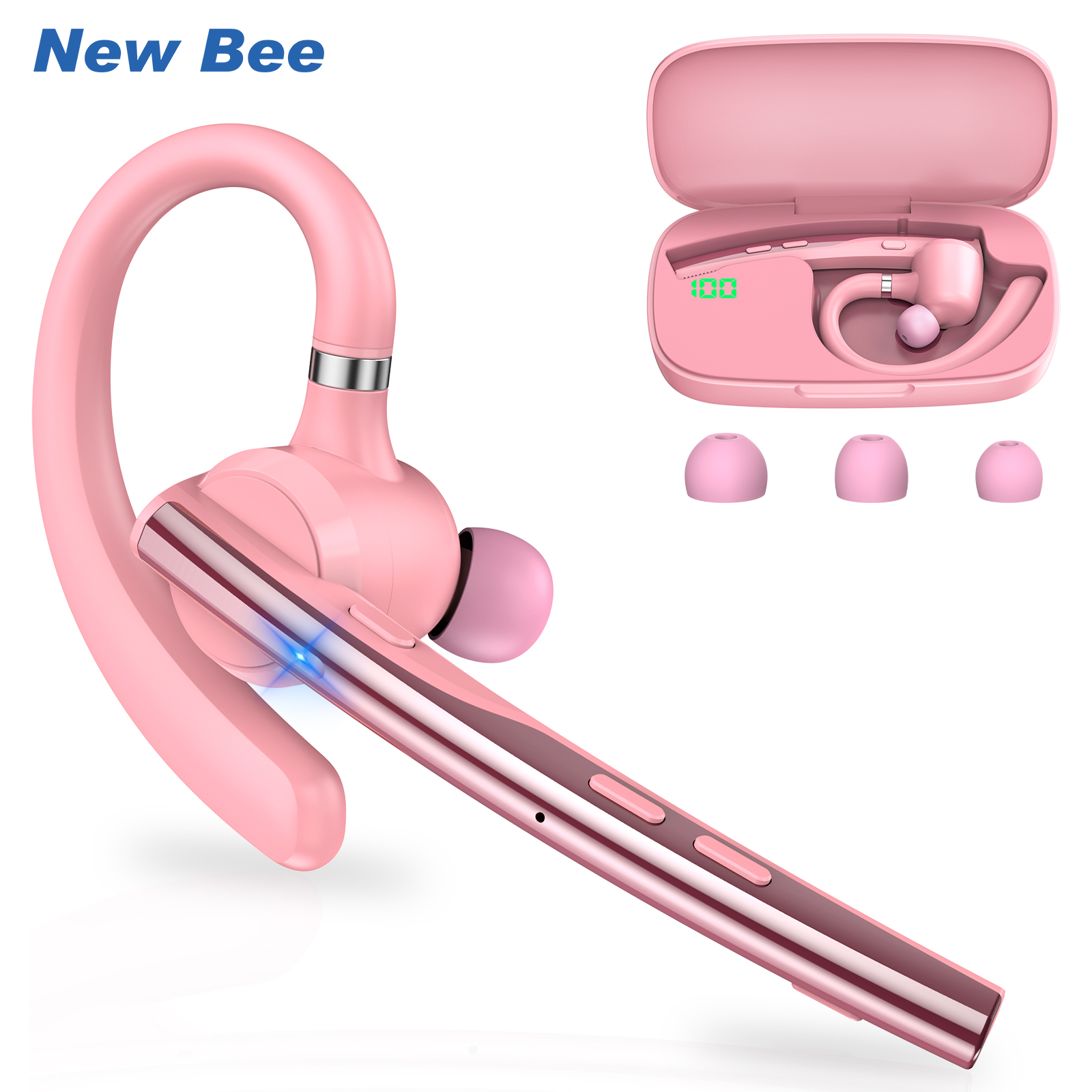 Telephone Headset Office - New Bee M54 Wireless Bluetooth Headset