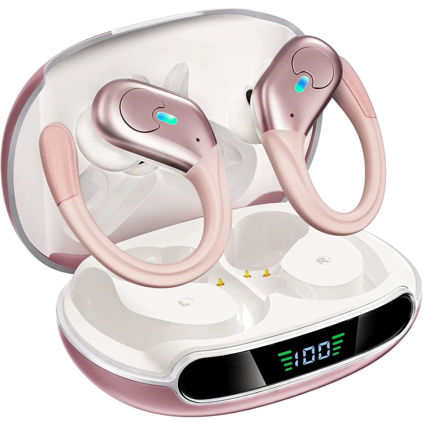 Telephone Headset Office - BX30 Bluetooth 5.4 Earphones IPX7 Waterproof