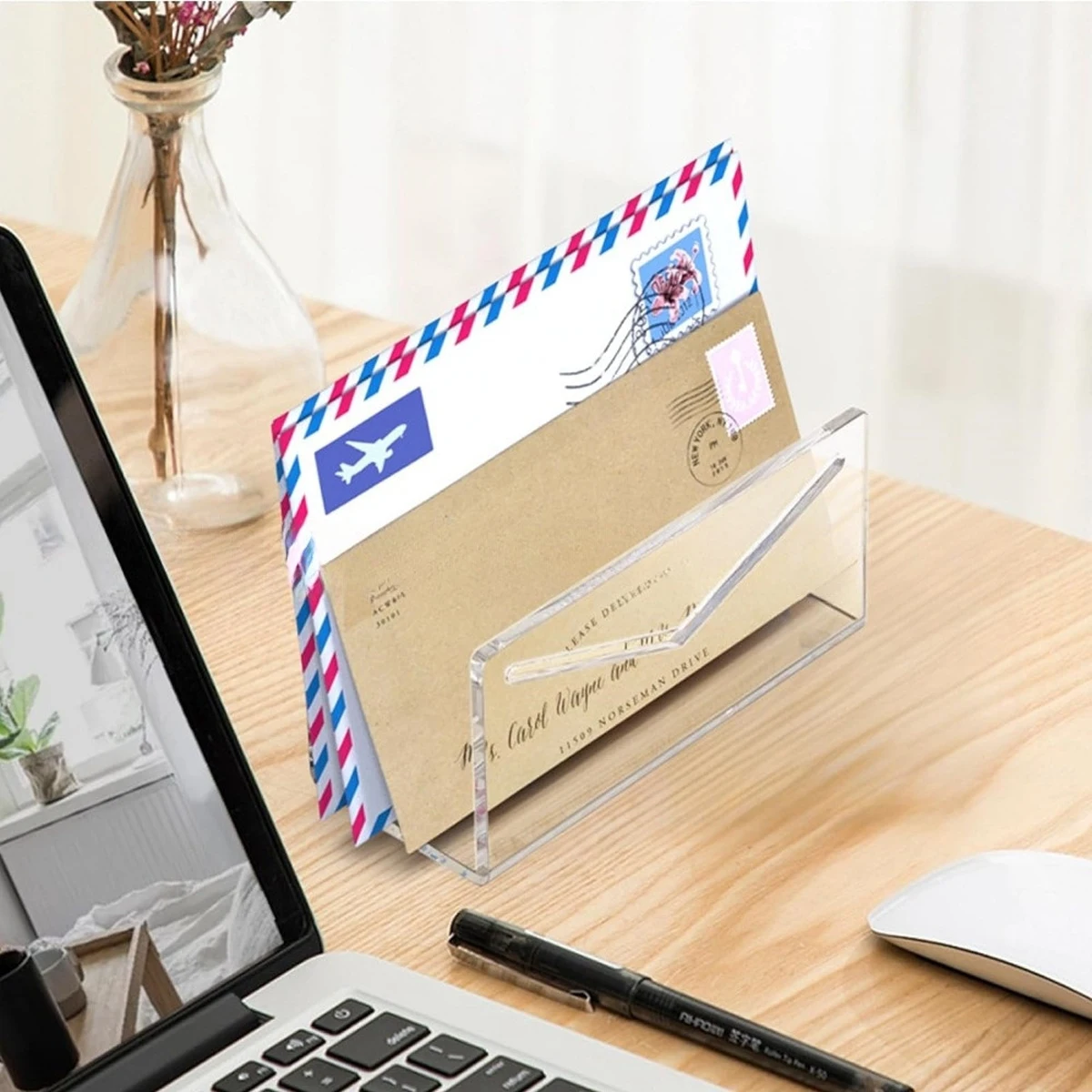 Desktop Filing Tray - 1Pc Acrylic Desk Organizer Desktop Letter