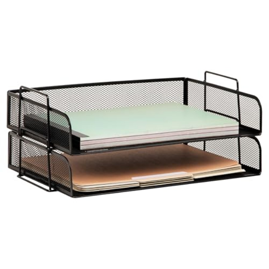 Desktop Filing Tray - Stackable Paper Tray, Desktop Organizer, File