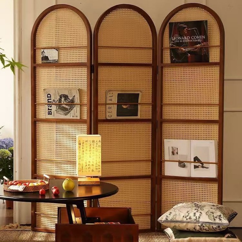 Mobile rattan folding screen l - Room Divider Bamboo 리뷰 및 가격
