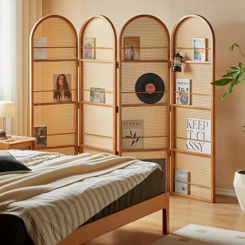 Mobile rattan folding screen l - Room Divider Bamboo 리뷰 및 가격
