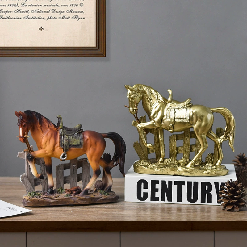 Nordic Resin Horse Statue Orna - Office Furniture Hon 리뷰 및 가격