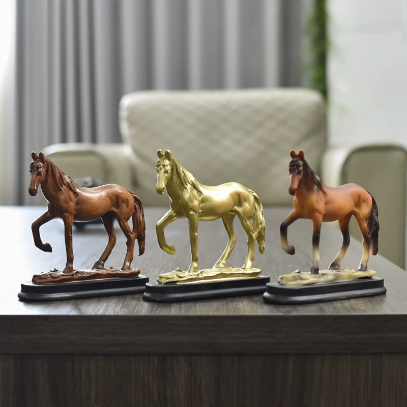 Nordic Resin Horse Statue Orna - Office Furniture Hon 리뷰 및 가격