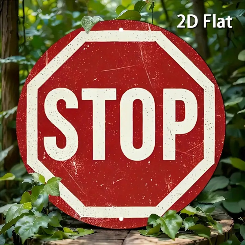 Vintage Distressed STOP Sign R - Office Furniture Hon 리뷰 및 가격