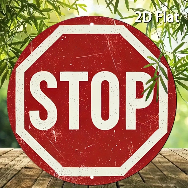 Vintage Distressed STOP Sign R - Office Furniture Hon 리뷰 및 가격