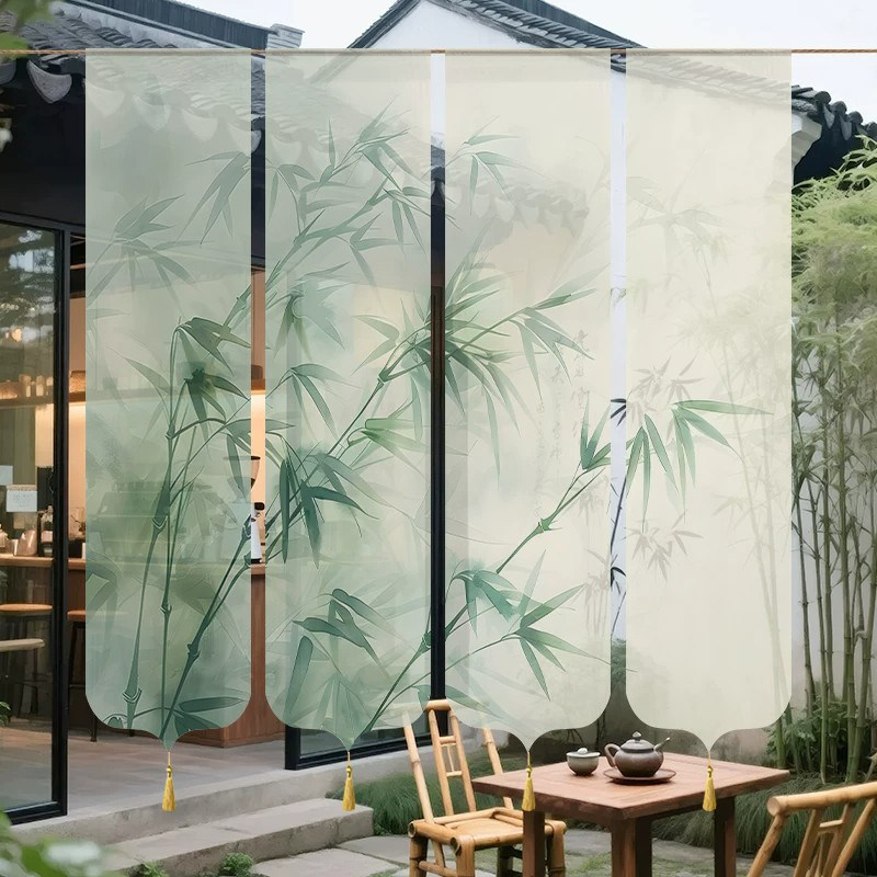 ✨Zen Bamboo Print Sheer Room D - Room Divider Bamboo 리뷰 및 가격