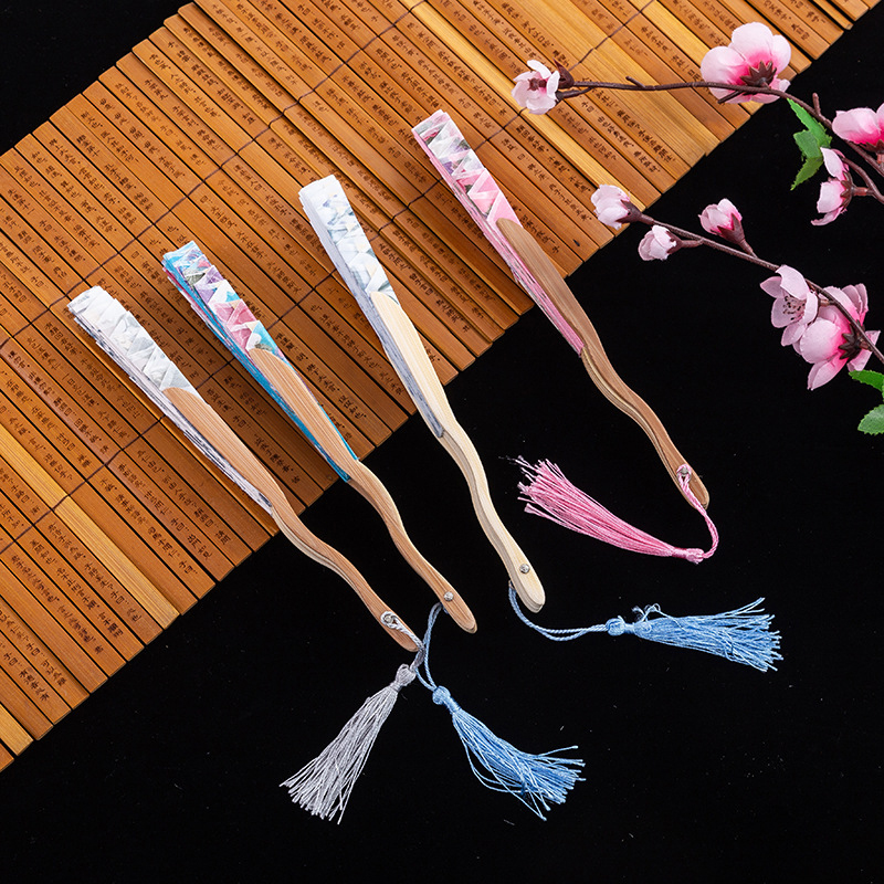 Hand Fold Fan Retro Adornment  - Room Divider Bamboo 리뷰 및 가격