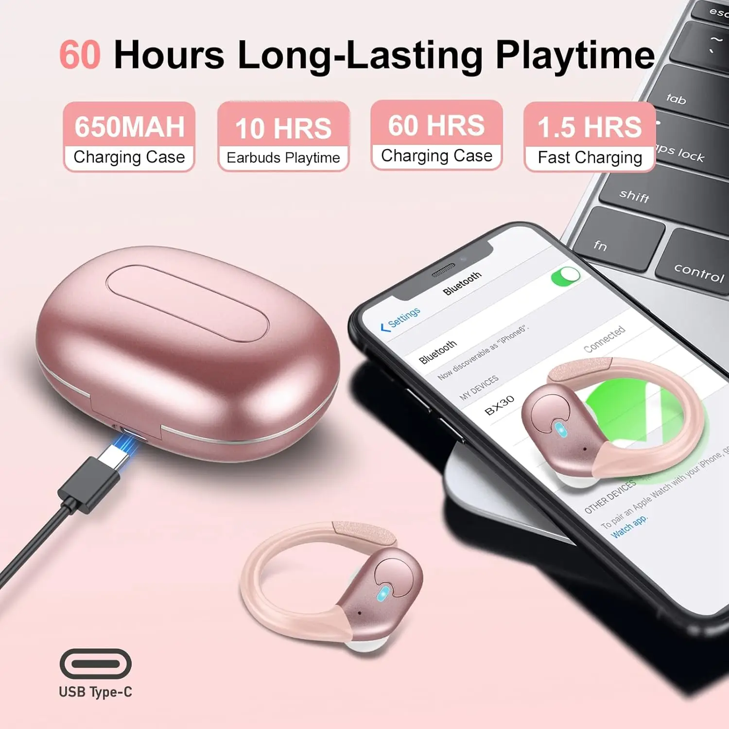 BX30 Bluetooth 5.4 Earphones I - Telephone Headset Office 리뷰 및 가격