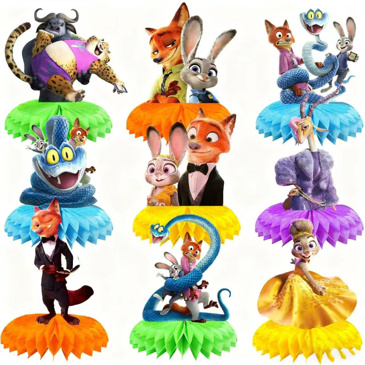 Cartoon Zootopia Judy Nick The - Conference Table Round 리뷰 및 가격