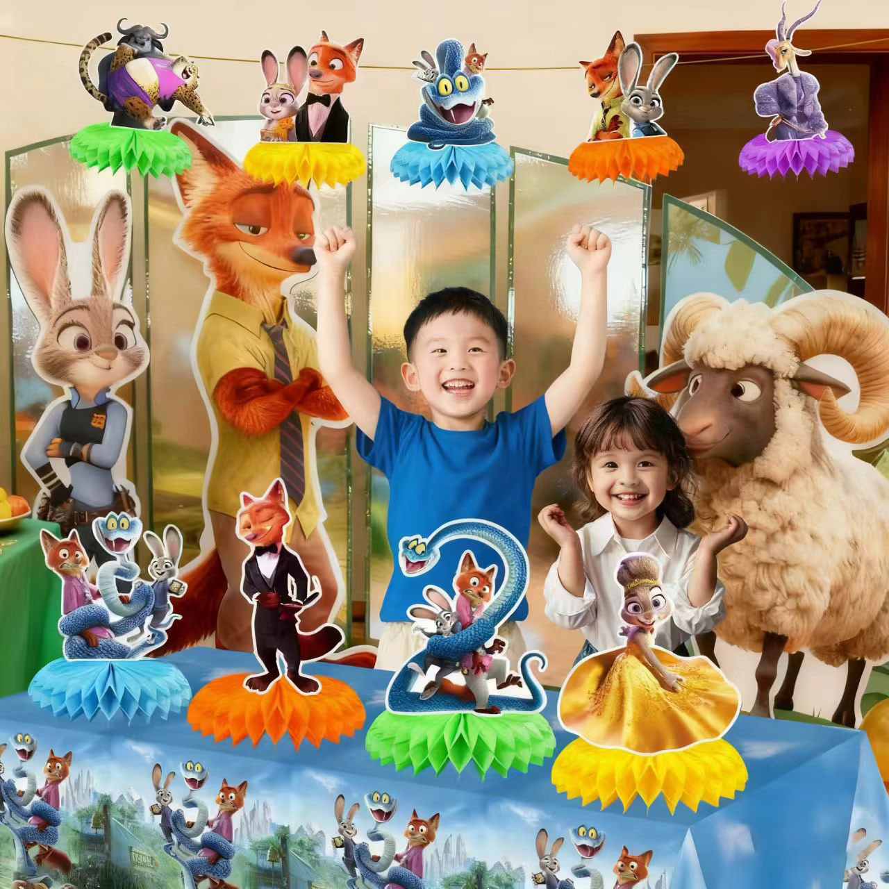 Cartoon Zootopia Judy Nick The - Conference Table Round 리뷰 및 가격
