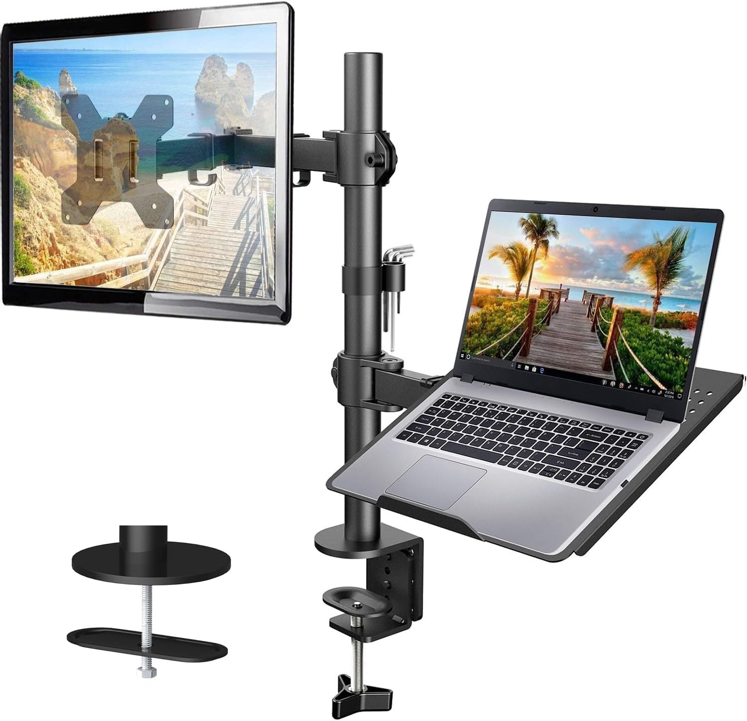 Adjustable Monitor Arm with La - Adjustable Monitor Mount 리뷰 및 가격