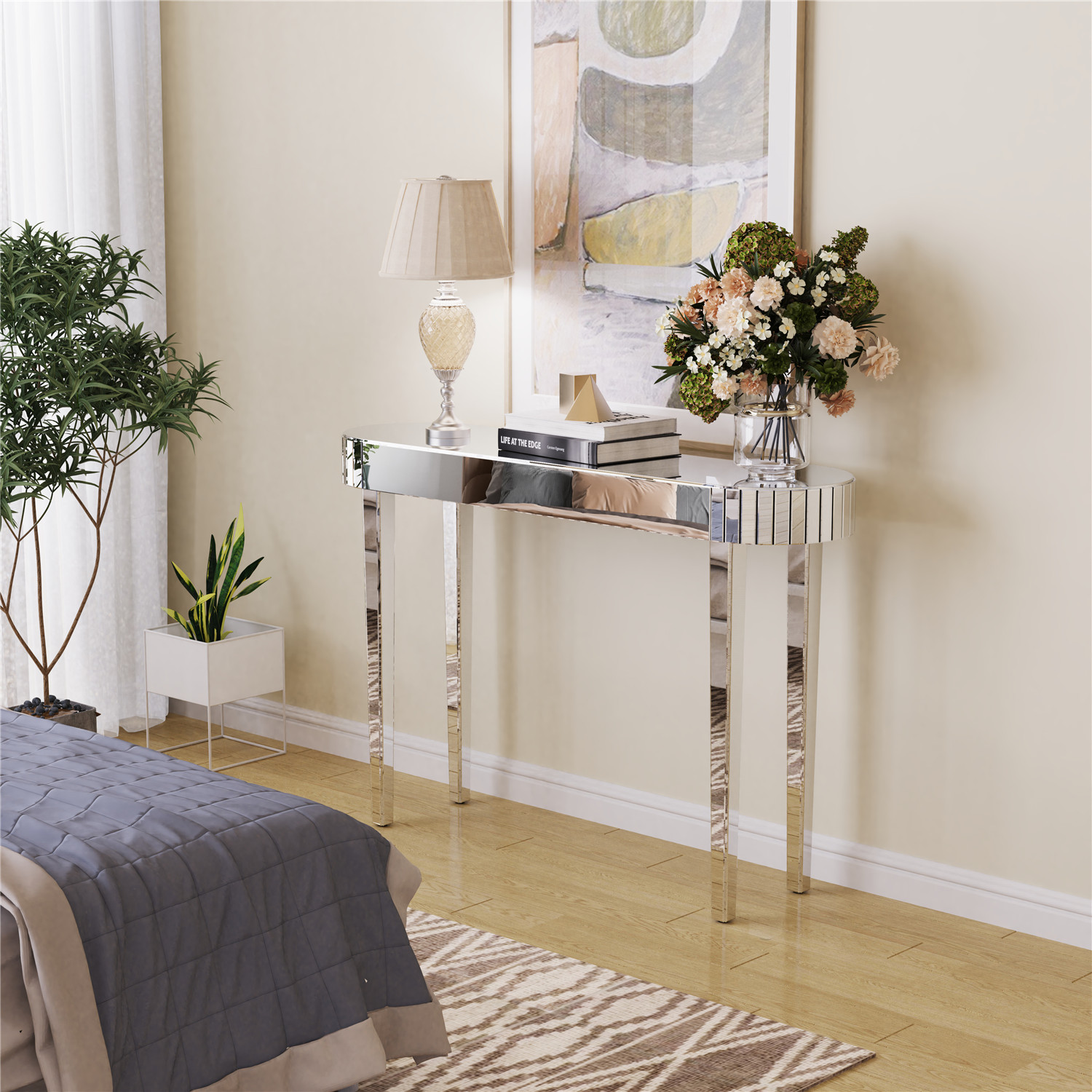 Mirrored Console Table,Mirrore - Office Furniture Hon 리뷰 및 가격