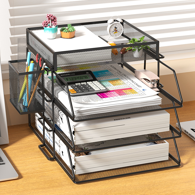 Office A4 Paper Desk Organizer - Desktop Filing Tray 리뷰 및 가격