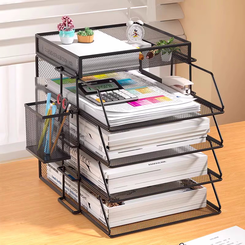 Office A4 Paper Desk Organizer - Desktop Filing Tray 리뷰 및 가격
