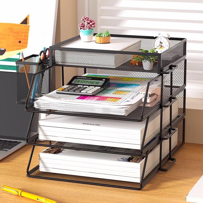 Office A4 Paper Desk Organizer - Desktop Filing Tray 리뷰 및 가격