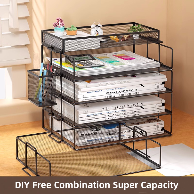 Office A4 Paper Desk Organizer - Desktop Filing Tray 리뷰 및 가격