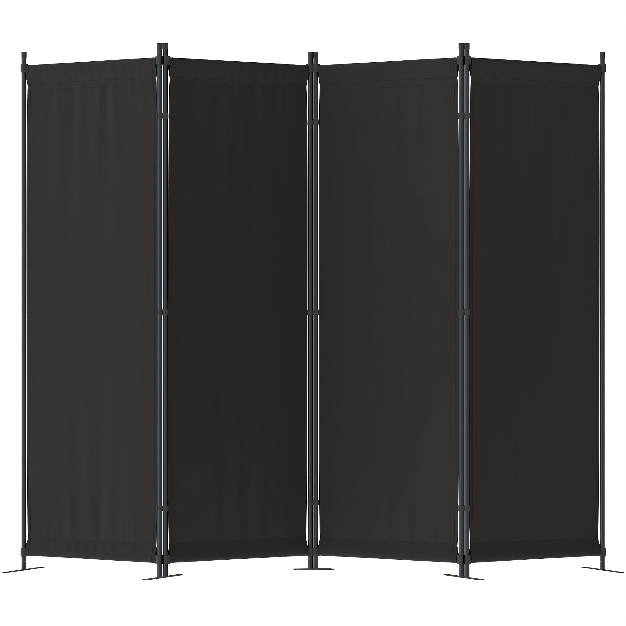 4-Panel Modern Black Privacy S - Room Divider Bamboo 리뷰 및 가격