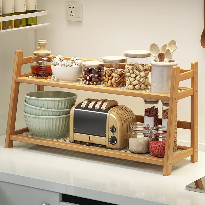 2 Layer Spice Caddy Shelf Bamb - Room Divider Bamboo 리뷰 및 가격