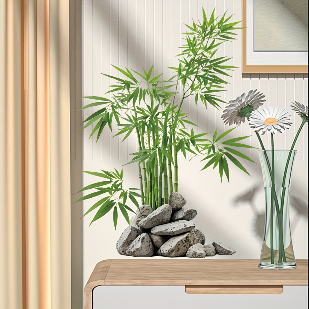 Watercolor Green Bamboo Leaf P - Room Divider Bamboo 리뷰 및 가격