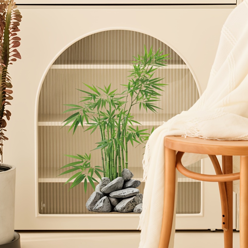 Watercolor Green Bamboo Leaf P - Room Divider Bamboo 리뷰 및 가격