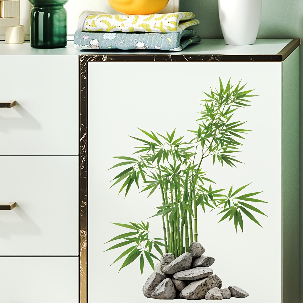 Watercolor Green Bamboo Leaf P - Room Divider Bamboo 리뷰 및 가격