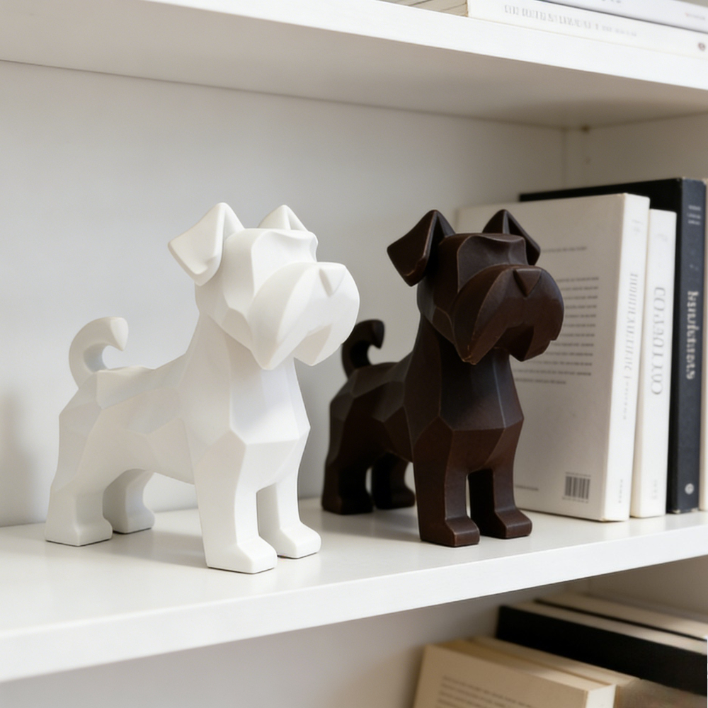 Schnauzer Dogs Figurines Resin - Office Furniture Hon 리뷰 및 가격