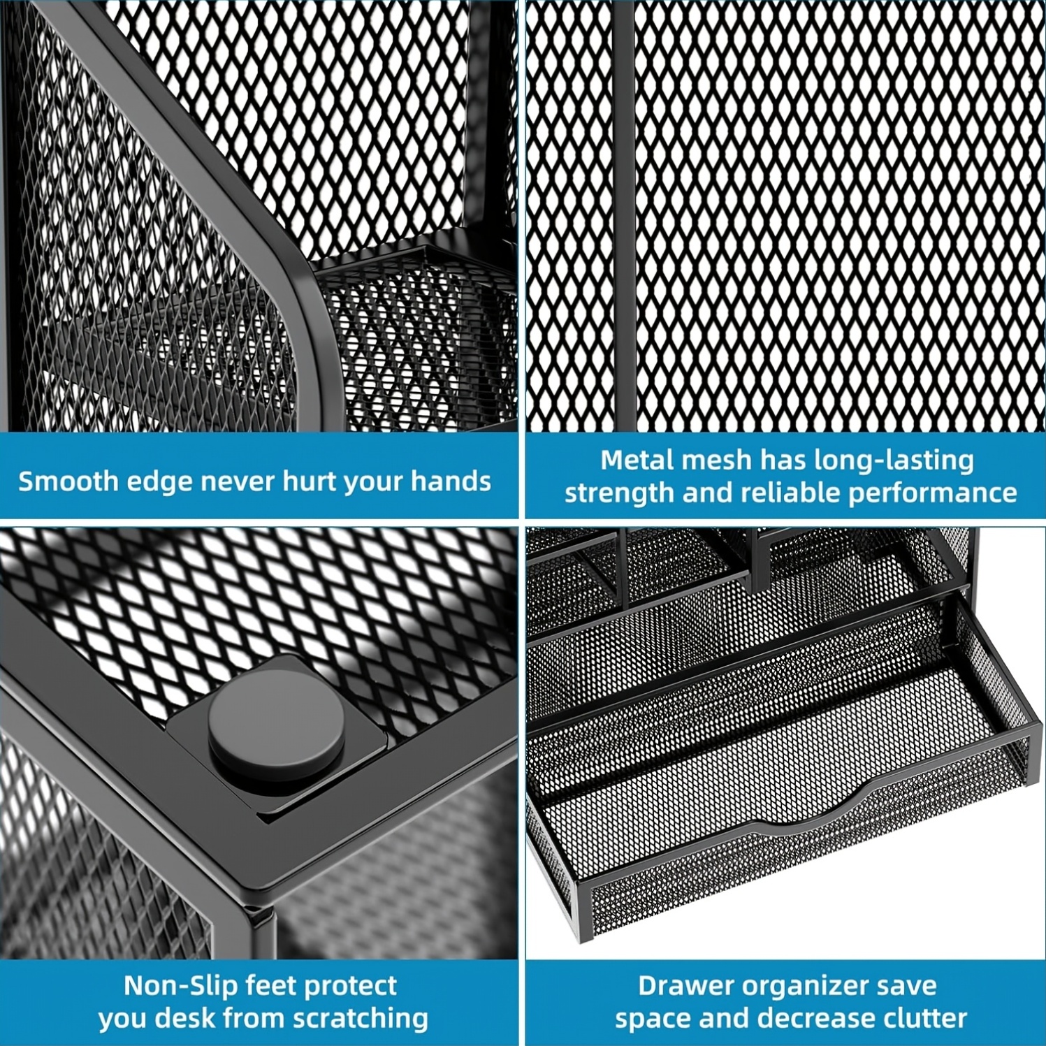 Iron Art Mesh Desk Organizer M - Desktop Filing Tray 리뷰 및 가격