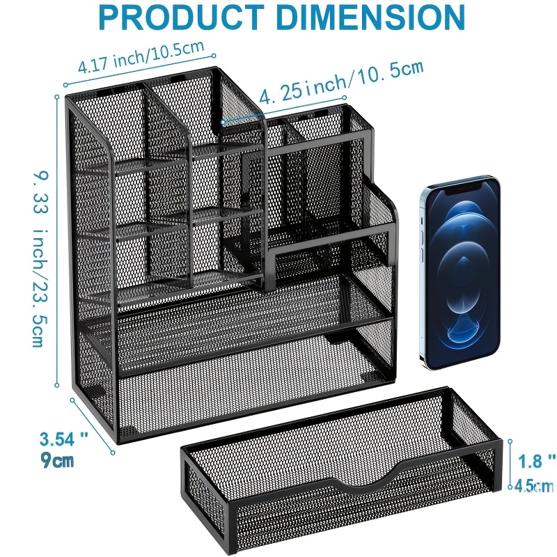 Iron Art Mesh Desk Organizer M - Desktop Filing Tray 리뷰 및 가격