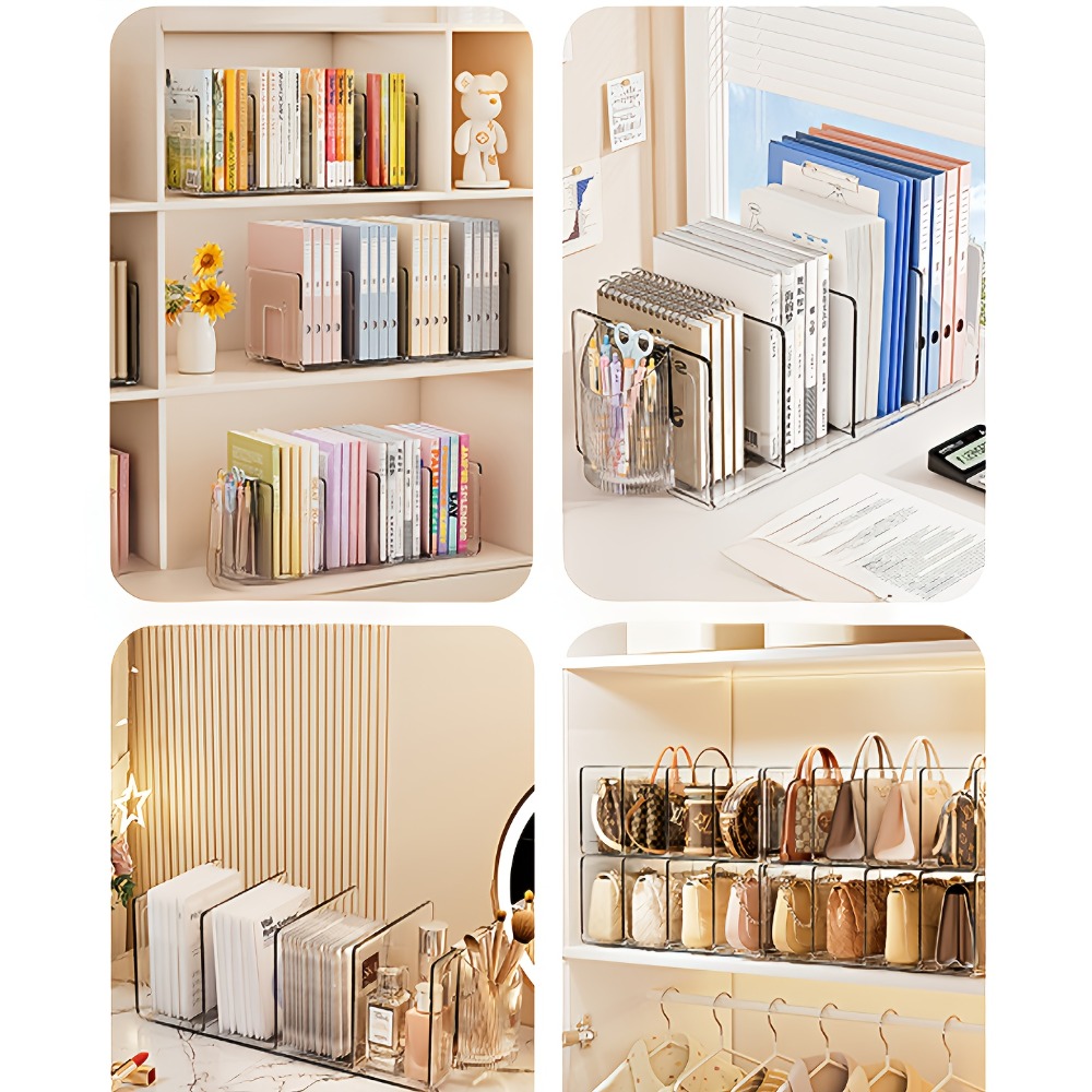 4-Grid Transparent Acrylic Boo - Desktop Filing Tray 리뷰 및 가격