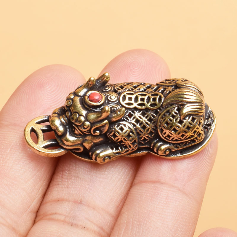 Brass Animal Pixiu Coin Charms - Office Furniture Hon 리뷰 및 가격