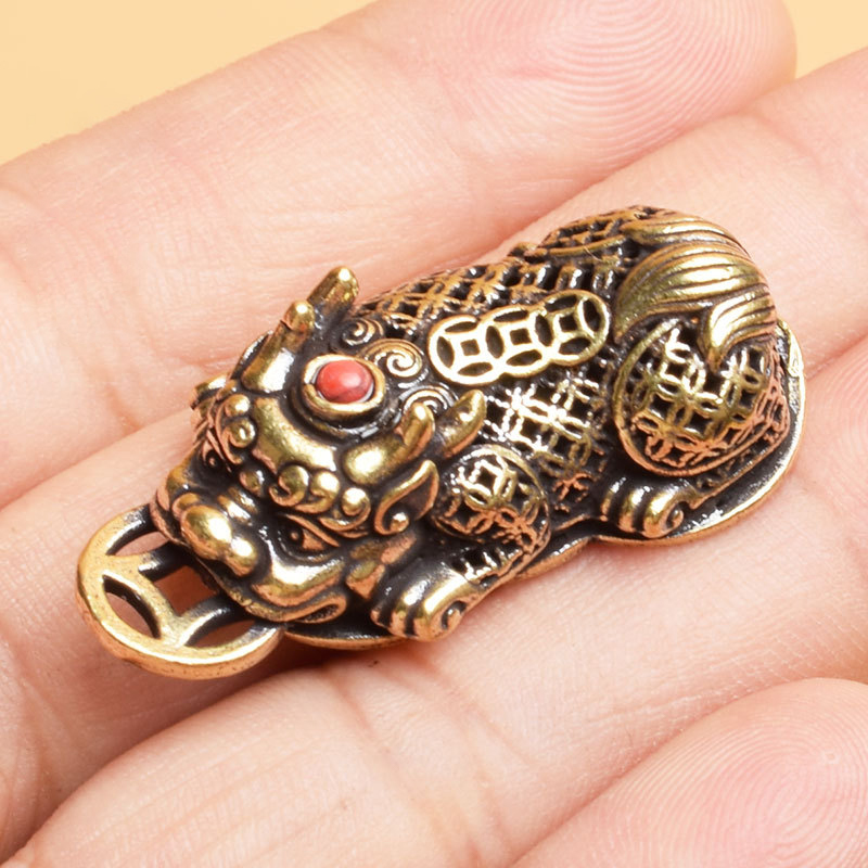 Brass Animal Pixiu Coin Charms - Office Furniture Hon 리뷰 및 가격