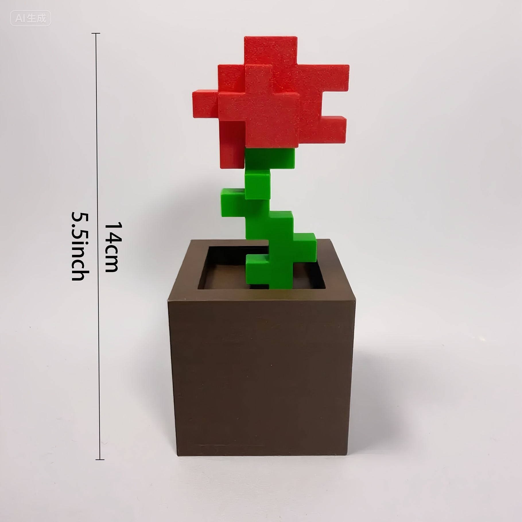 1 Piece Pixel Rose Flower Orna - Office Furniture Hon 리뷰 및 가격