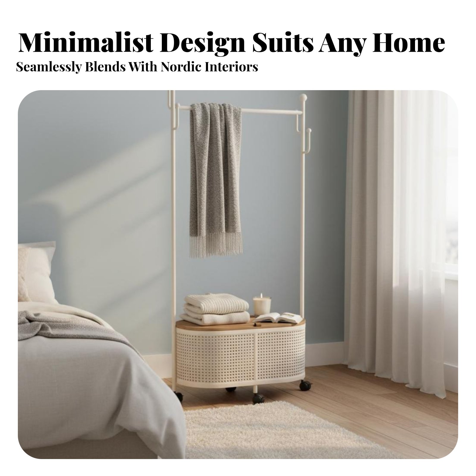 Rolling Clothes Rack Freestand - Coat Rack Standing 리뷰 및 가격
