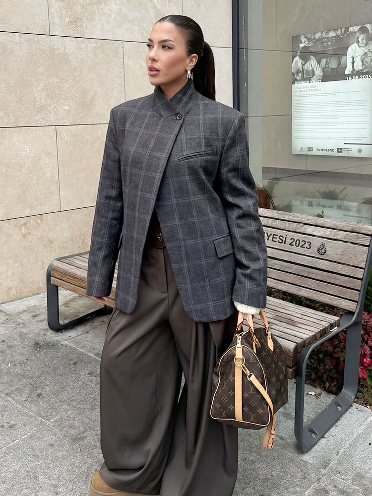HH 2026 Spring Plaid Blazer Ja - Coat Rack Standing 리뷰 및 가격