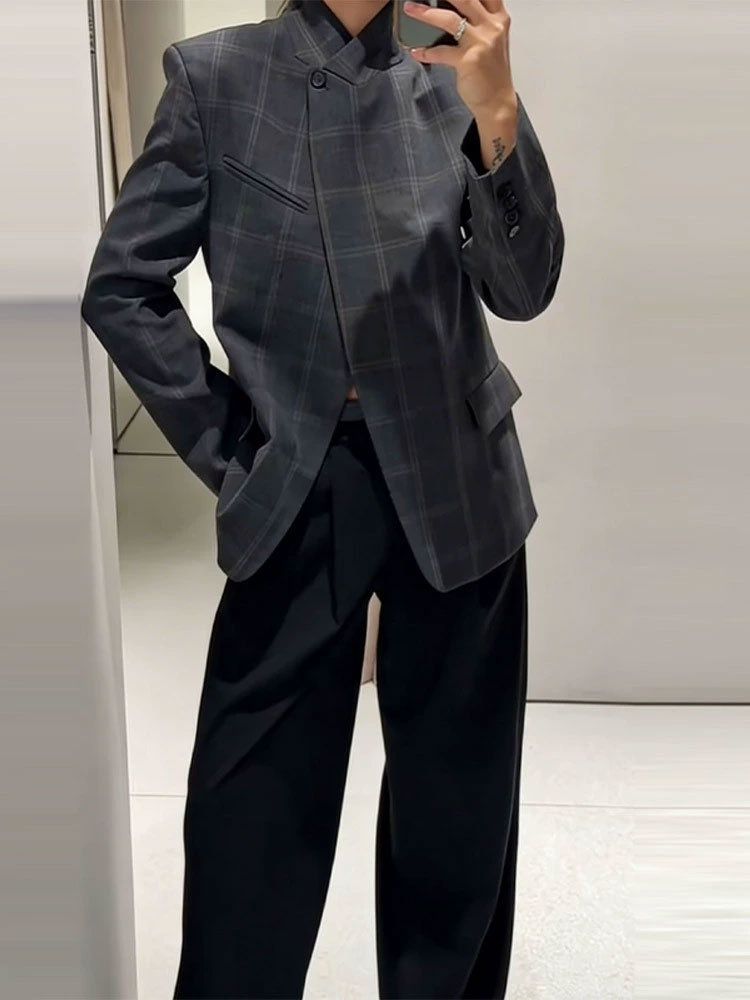 HH 2026 Spring Plaid Blazer Ja - Coat Rack Standing 리뷰 및 가격