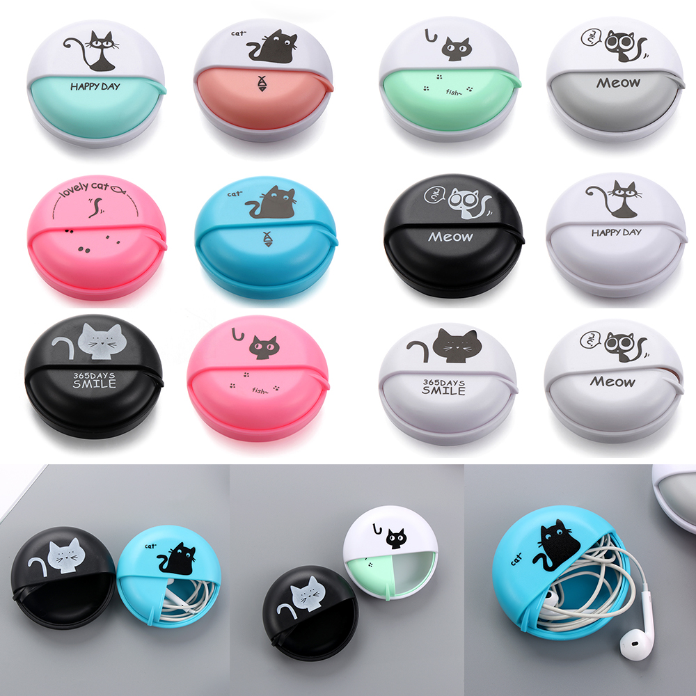 1pcs Headphone Cable Box Round - Telephone Headset Office 리뷰 및 가격