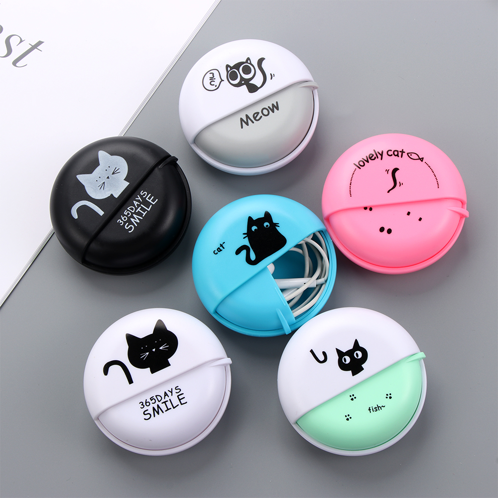 1pcs Headphone Cable Box Round - Telephone Headset Office 리뷰 및 가격