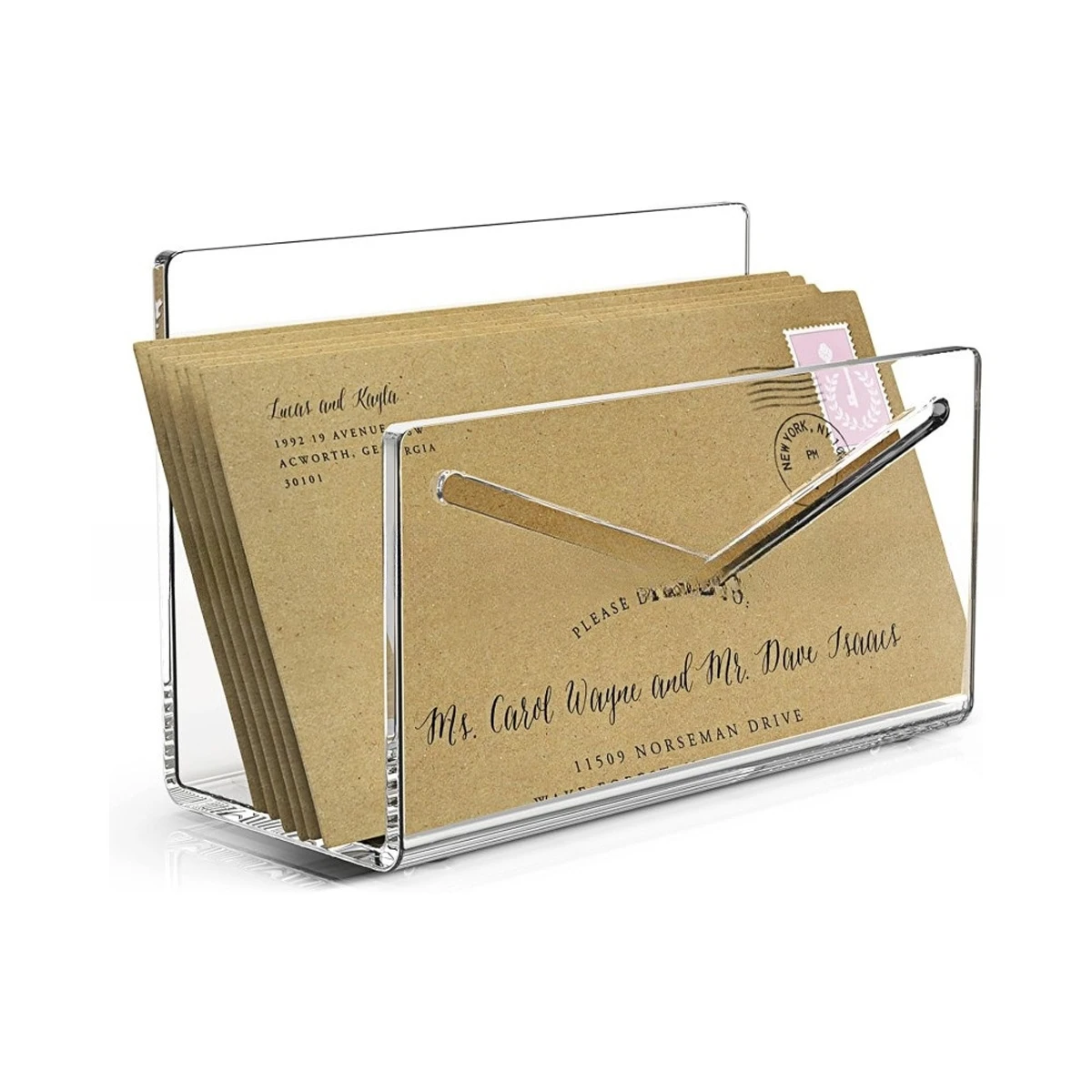 1Pc Acrylic Desk Organizer Des - Desktop Filing Tray 리뷰 및 가격