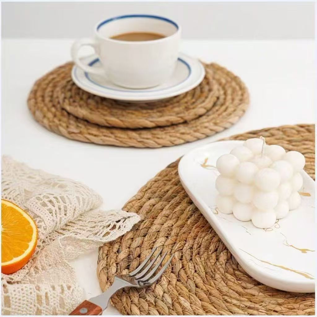 Handwoven Rattan Placemats - H - Conference Table Round 리뷰 및 가격