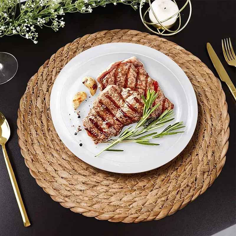 Handwoven Rattan Placemats - H - Conference Table Round 리뷰 및 가격