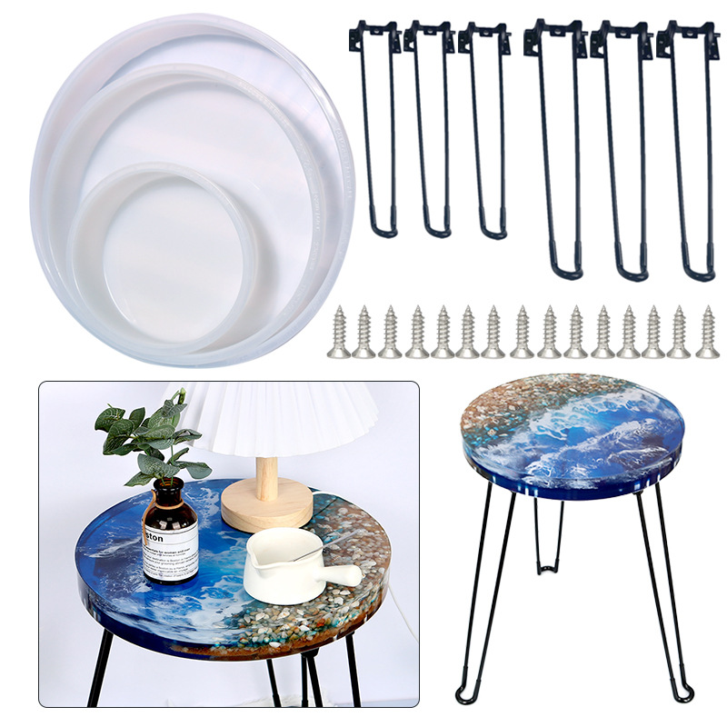 Large Round Tray UV Resin Mold - Conference Table Round 리뷰 및 가격
