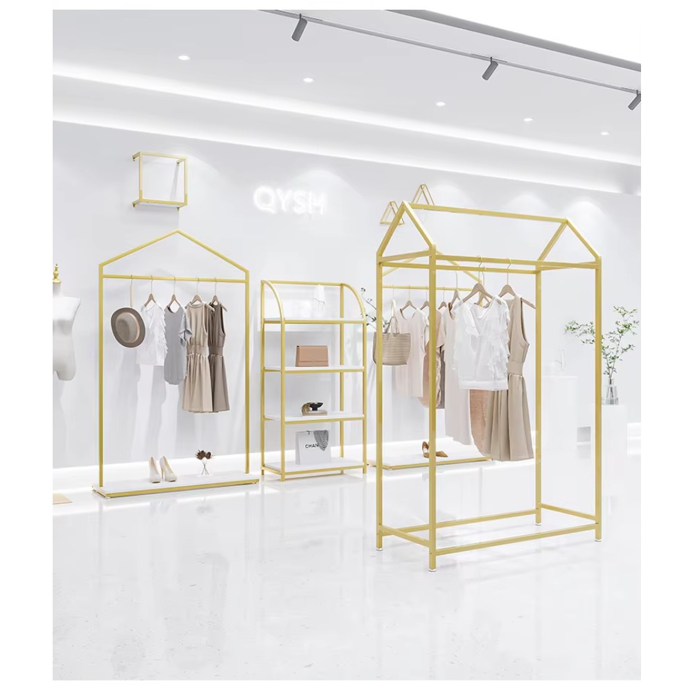 Polished Gold Stainless Steel  - Coat Rack Standing 리뷰 및 가격
