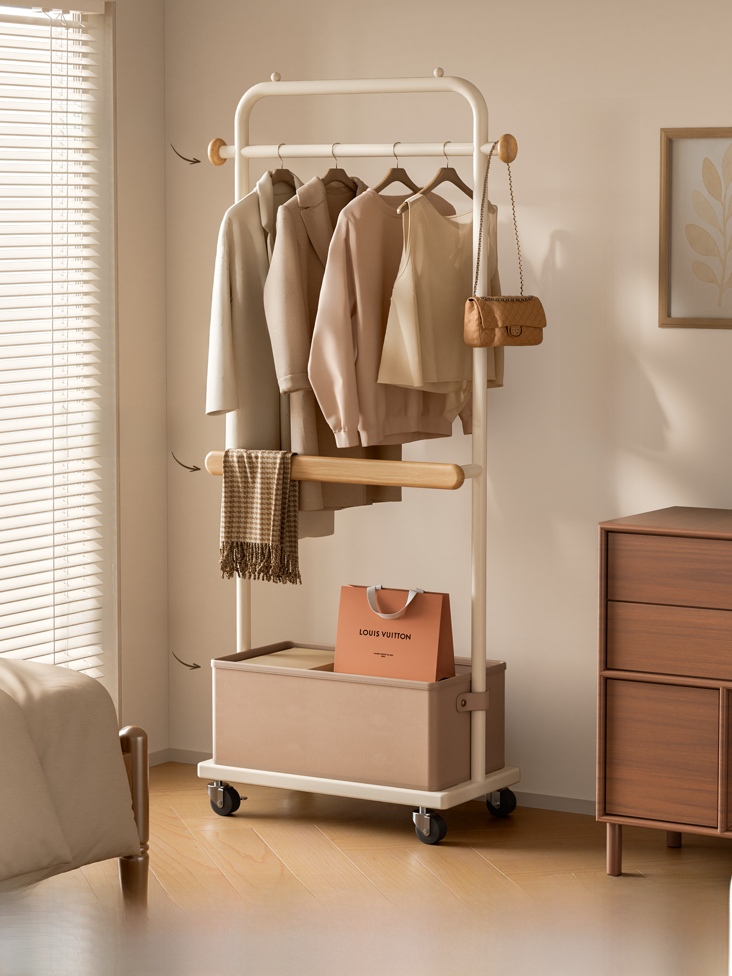 Bedroom Floor Standing Clothes - Coat Rack Standing 리뷰 및 가격