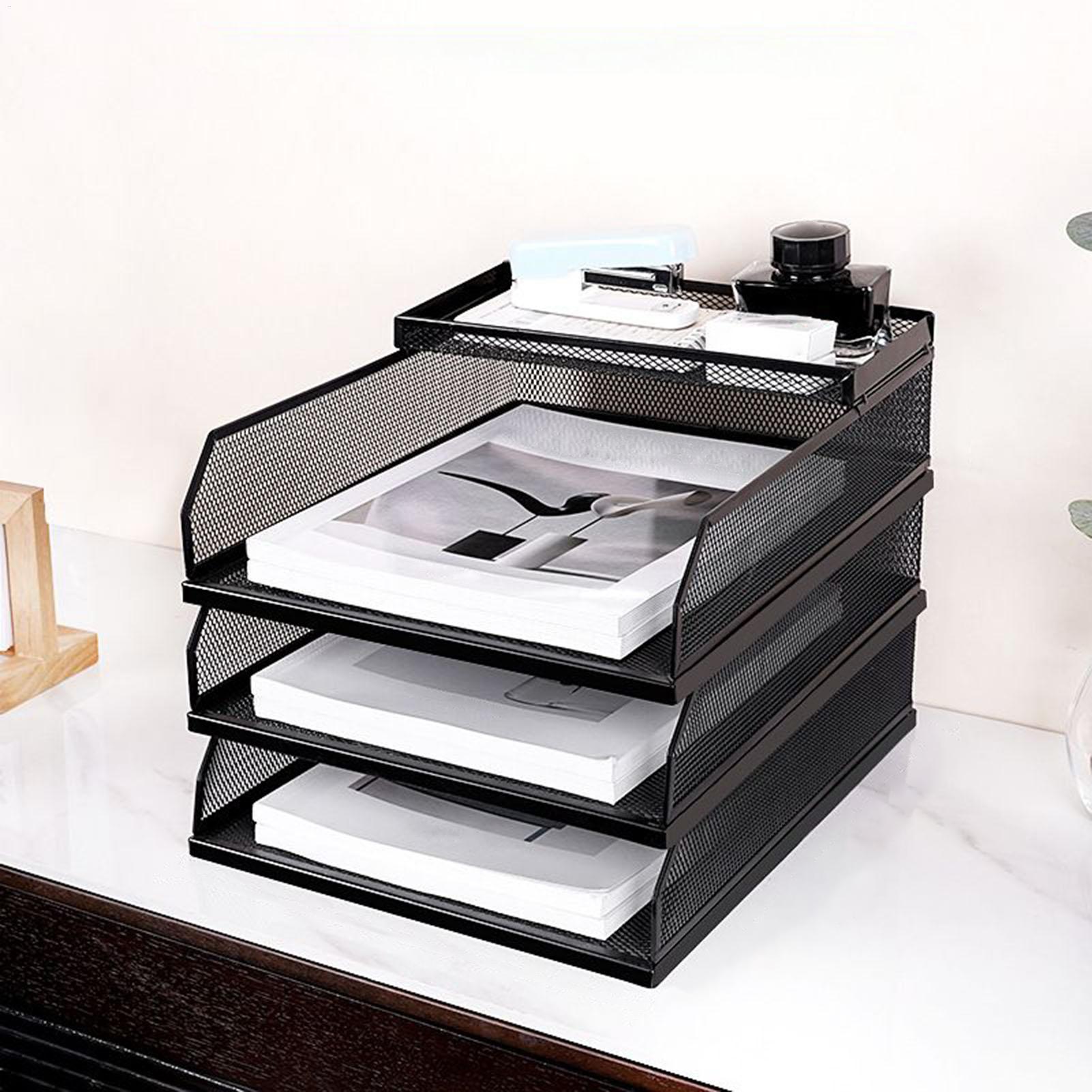 Desk Trays Metal Mesh Stackabl - Desktop Filing Tray 리뷰 및 가격
